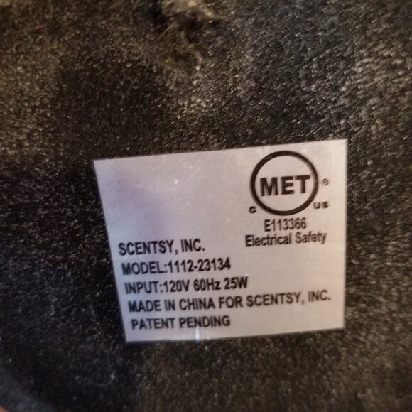 Scentsy Wax Warmer - Cream Tulip Shade - Picture 5 of 5